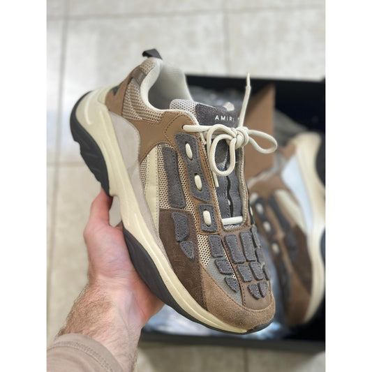 Size 10 - Amiri Bone Runner Brown/Black/Cream