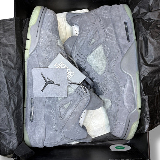 Jordan 4 Retro Official Sample x KAWS Cool Gray | Size 12