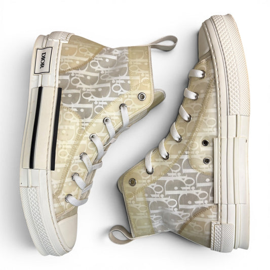 DIOR B23 HIGH TOP BEIGE SNEAKERS | SIZE 41(8US)
