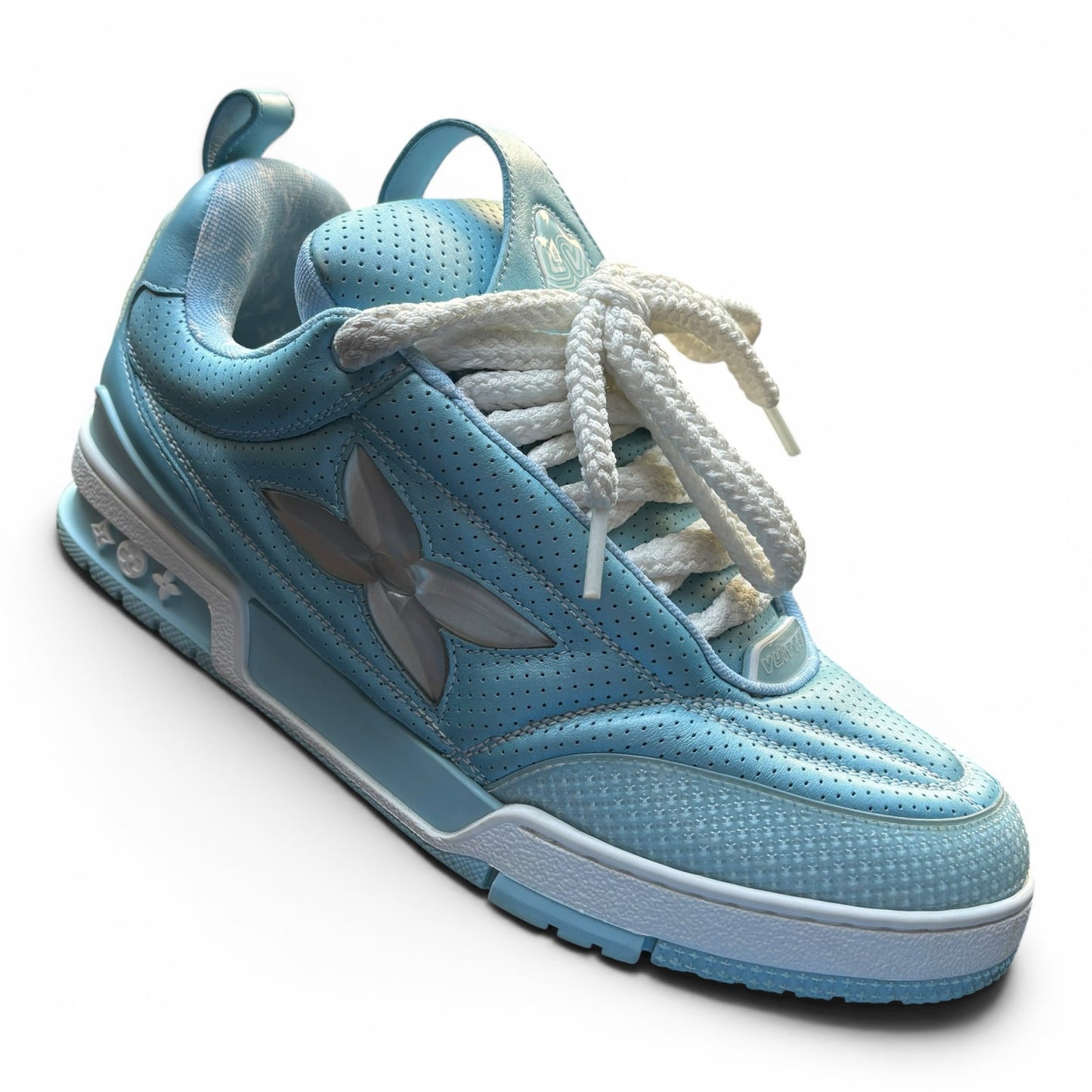 Louis Vuitton LV Skate Light Blue / White Sneakers | Size 8.5LV