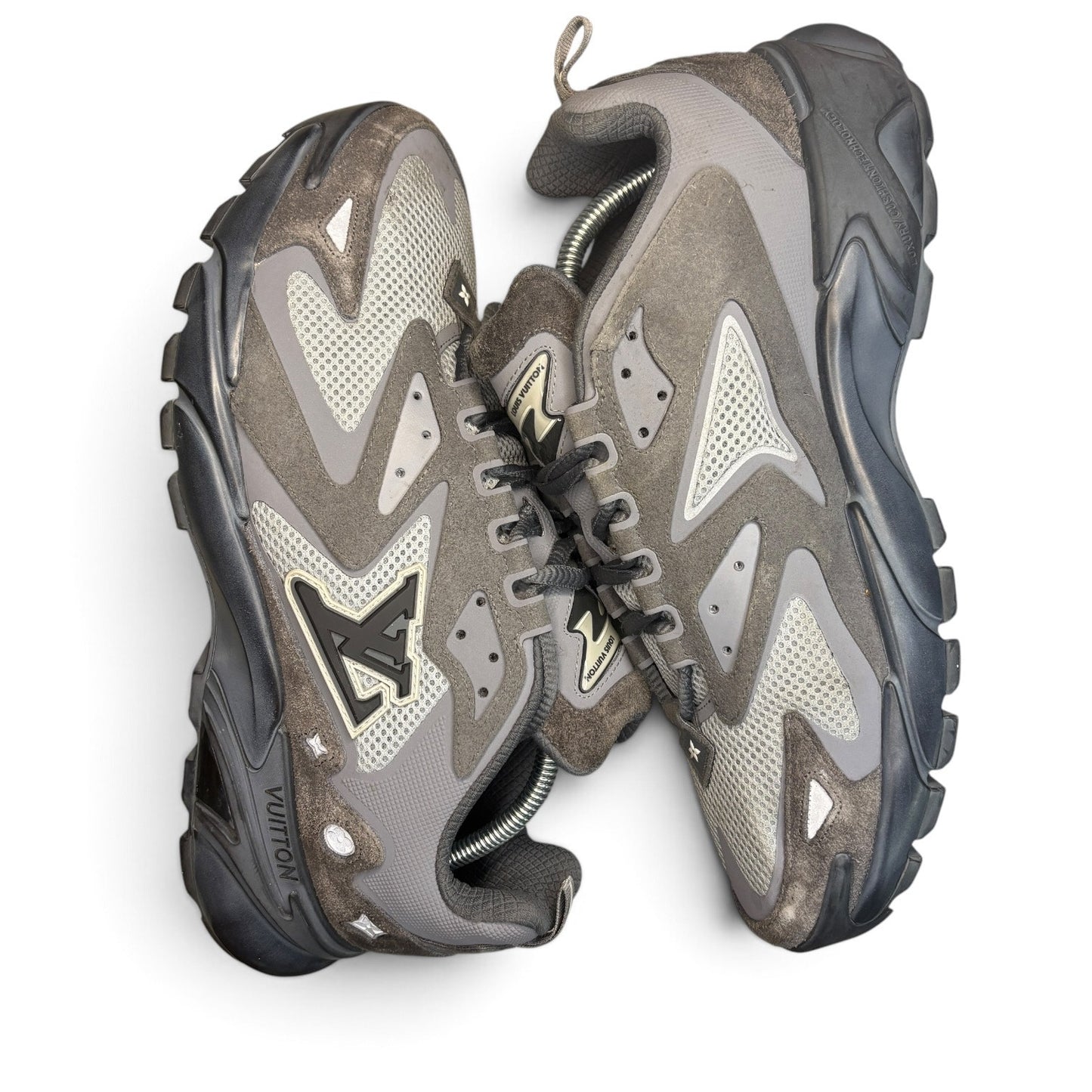 Louis Vuitton Tactic Runner Grey Suede | Size 8.5LV / 9.5US