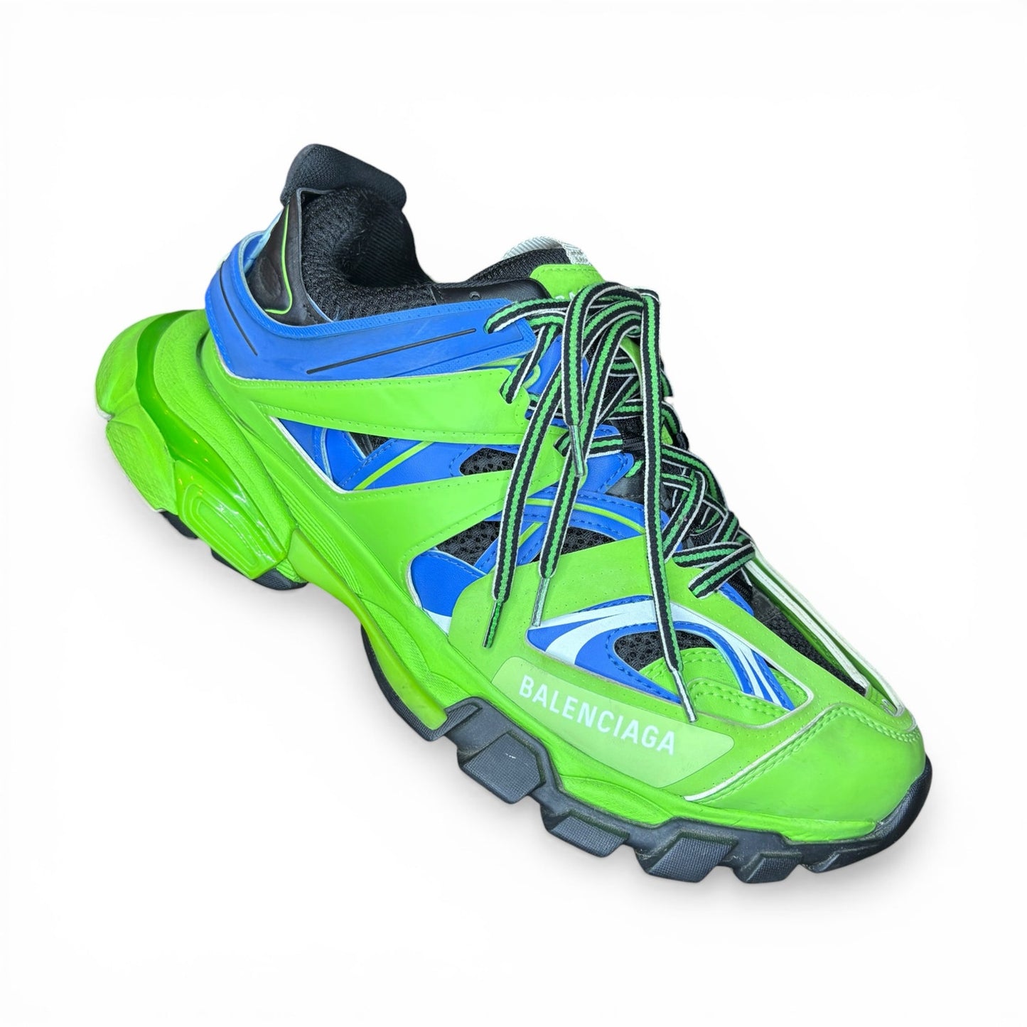 Size 9 - Balenciaga Track Green Blue Sneakers