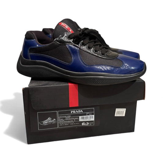 Prada America’s Cup Sneakers Navy / Black | Size 7.5UK