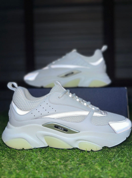Dior B22 Reflective Low Top Sneaker ‘White’ | 13US