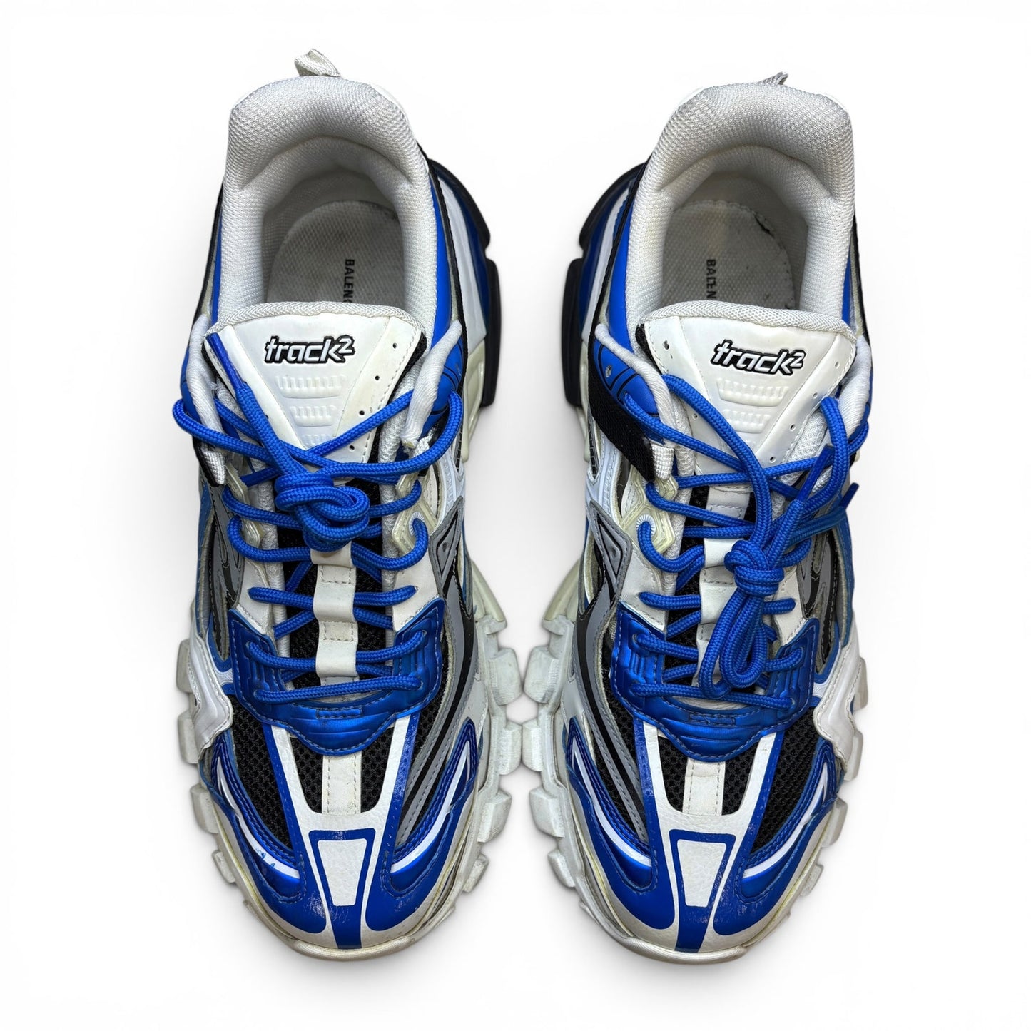 Size 12 - Balenciaga Track 2.0 Blue White Sneakers