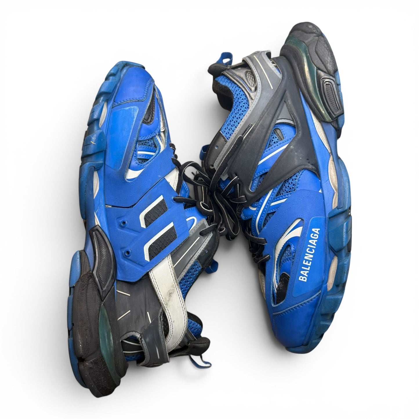 Balenciaga Track Black Blue Sneakers | Size 11us