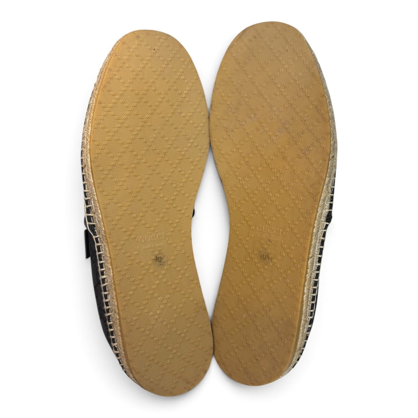 Gucci GG Logo Espadrilles Slip on Shoes | Size 10.5
