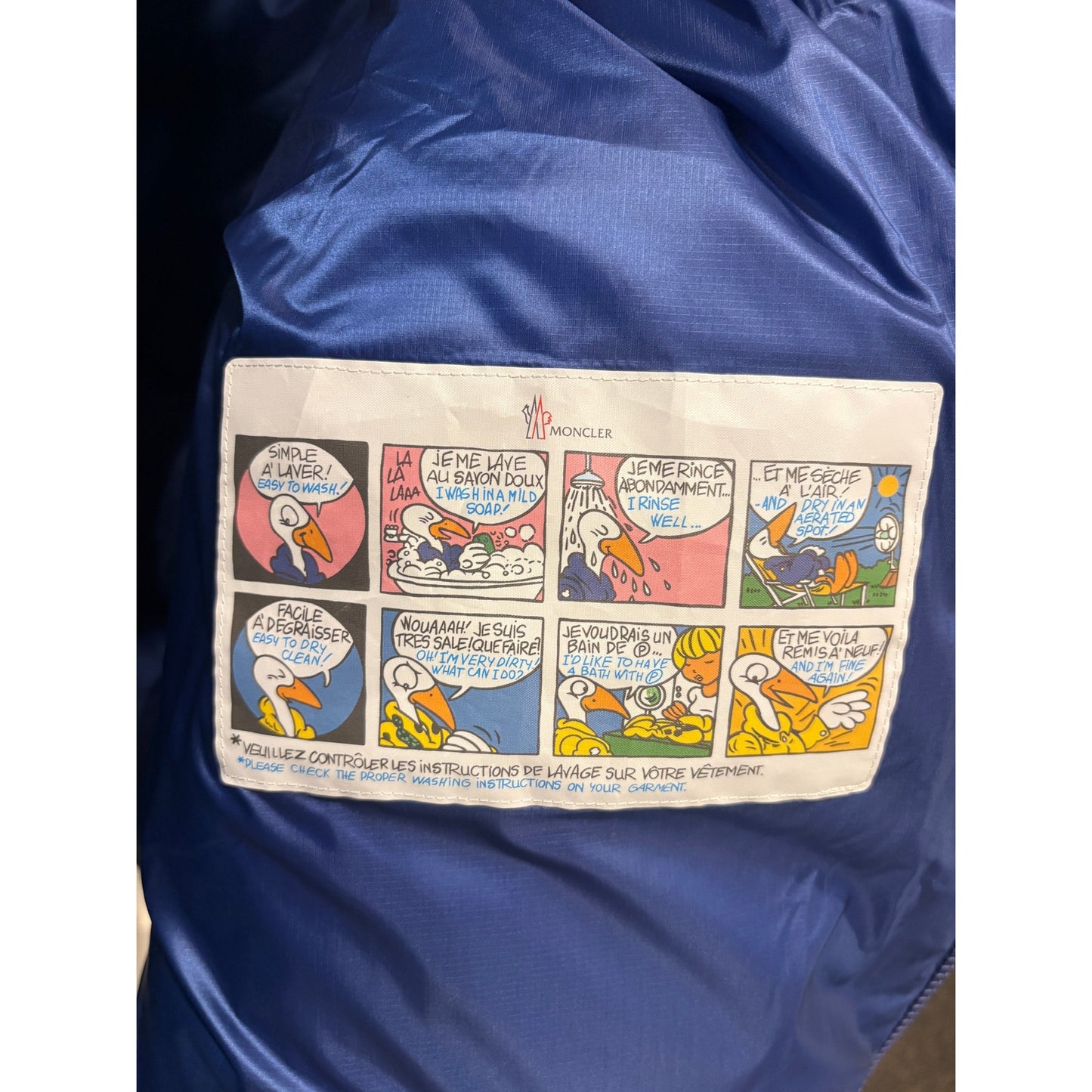 Moncler Rivau Jacket Dark Blue | Size 4