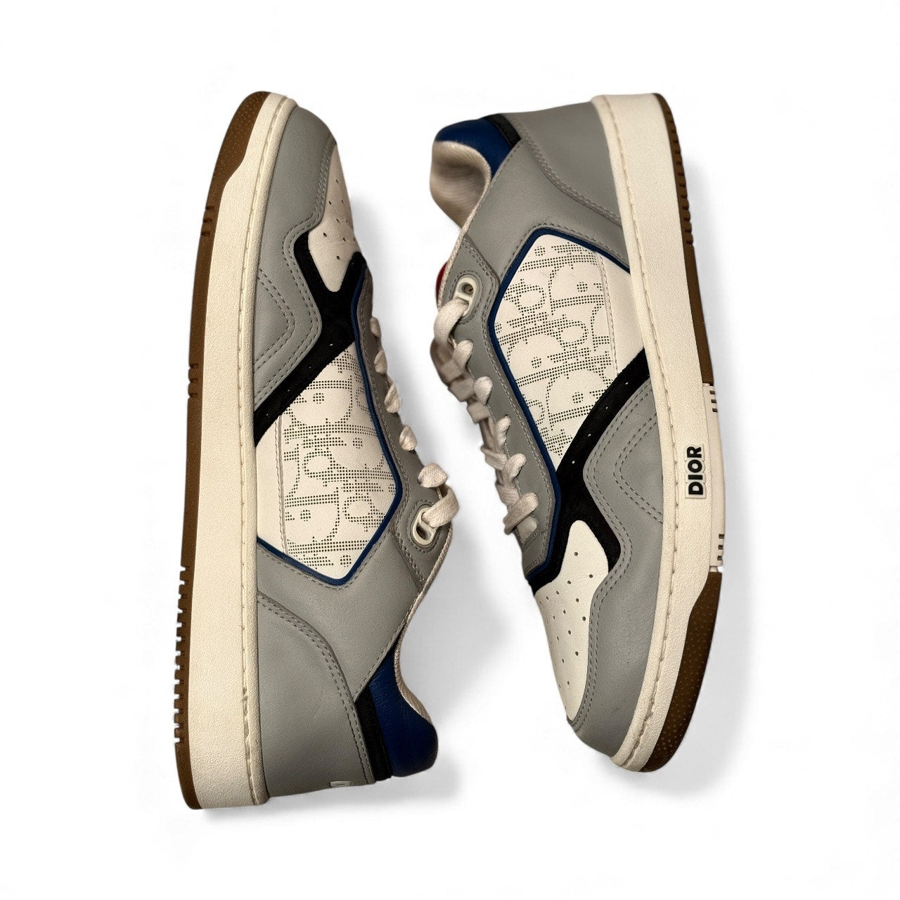 Size 9 - Dior B27 “Blue Grey White” Sneakers