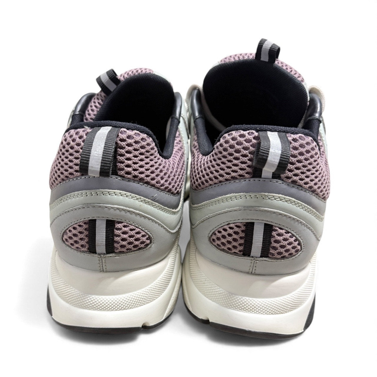 Size 10 - Dior B22 “Cream Lavender” Calfskin Mesh Sneakers