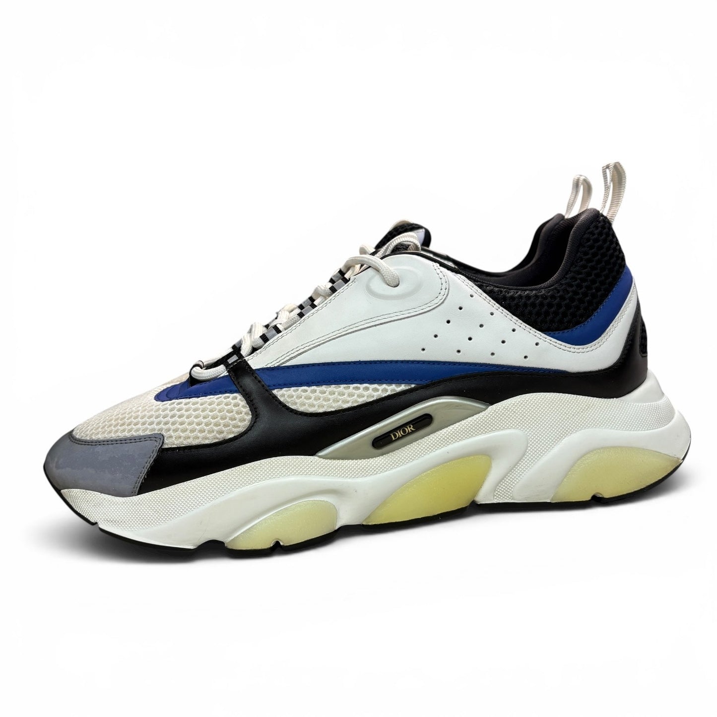 Dior B22 Reflective Low Top Blue Sneakers | Size 47 (14US)
